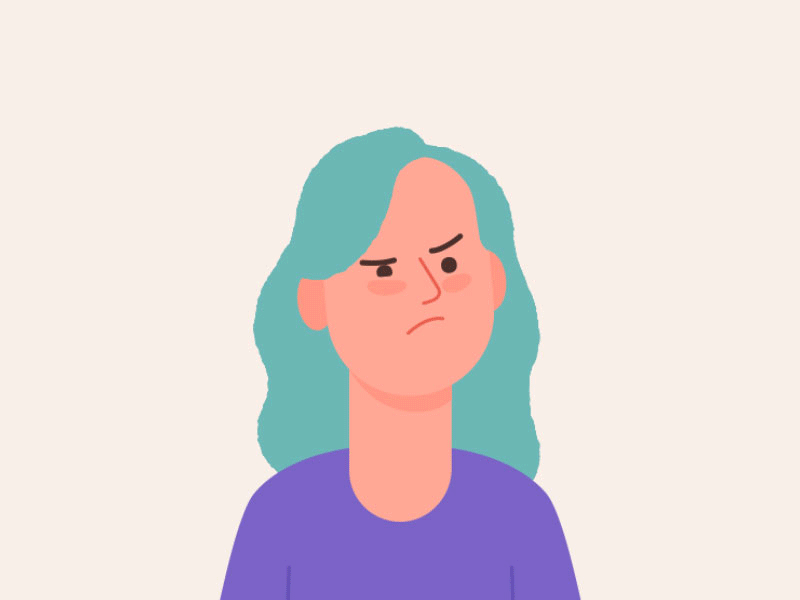 Illustration of a business person suddenly realising that all the redundant work could be automated